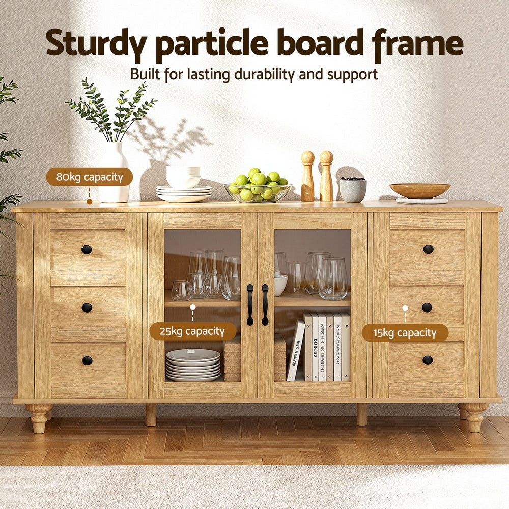Hartley Buffet Sideboard – Pine – 150 cm