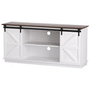 Buffet Sideboard Storage Cabinet Kitchen Cupboard Sliding Doors White