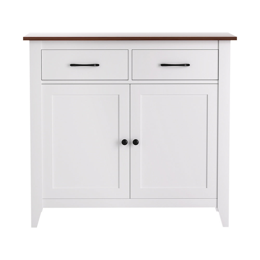 Stellan Buffet Sideboard – White – 90 cm