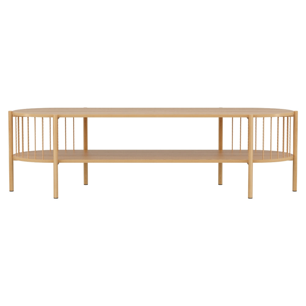 Atlas TV Unit Entertainment Storage – Pine – 148 cm