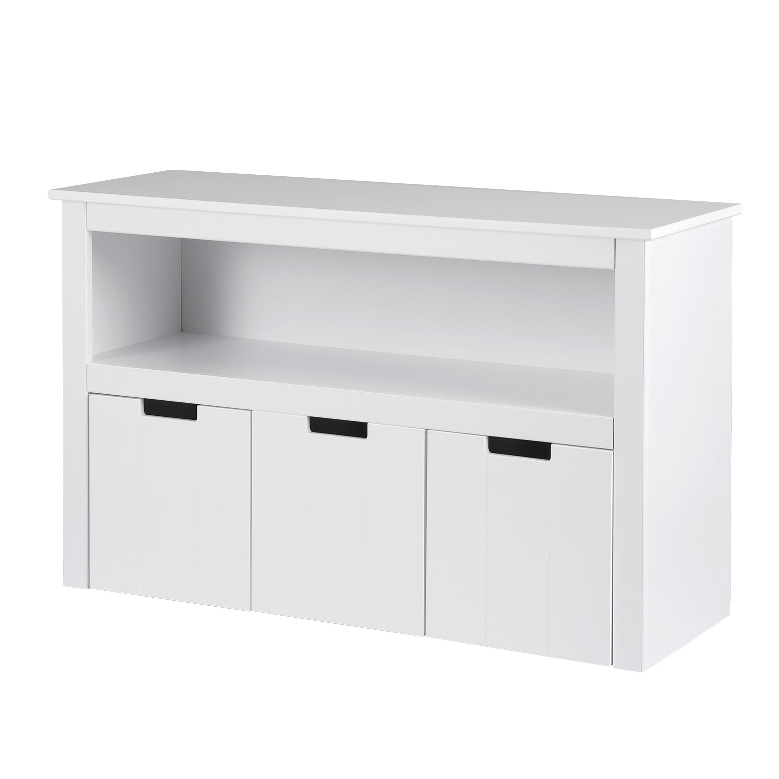 Marlow Kids Bookshelf with 3 Drawers – White – 95 cm
