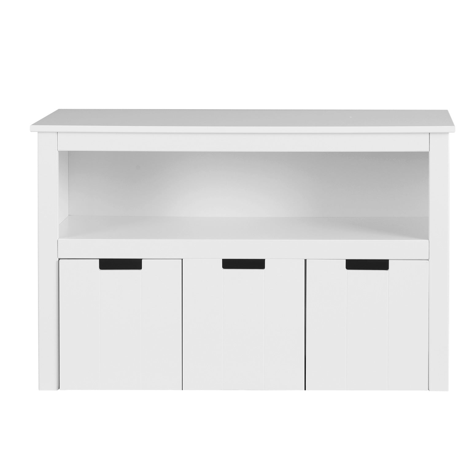 Marlow Kids Bookshelf with 3 Drawers – White – 95 cm