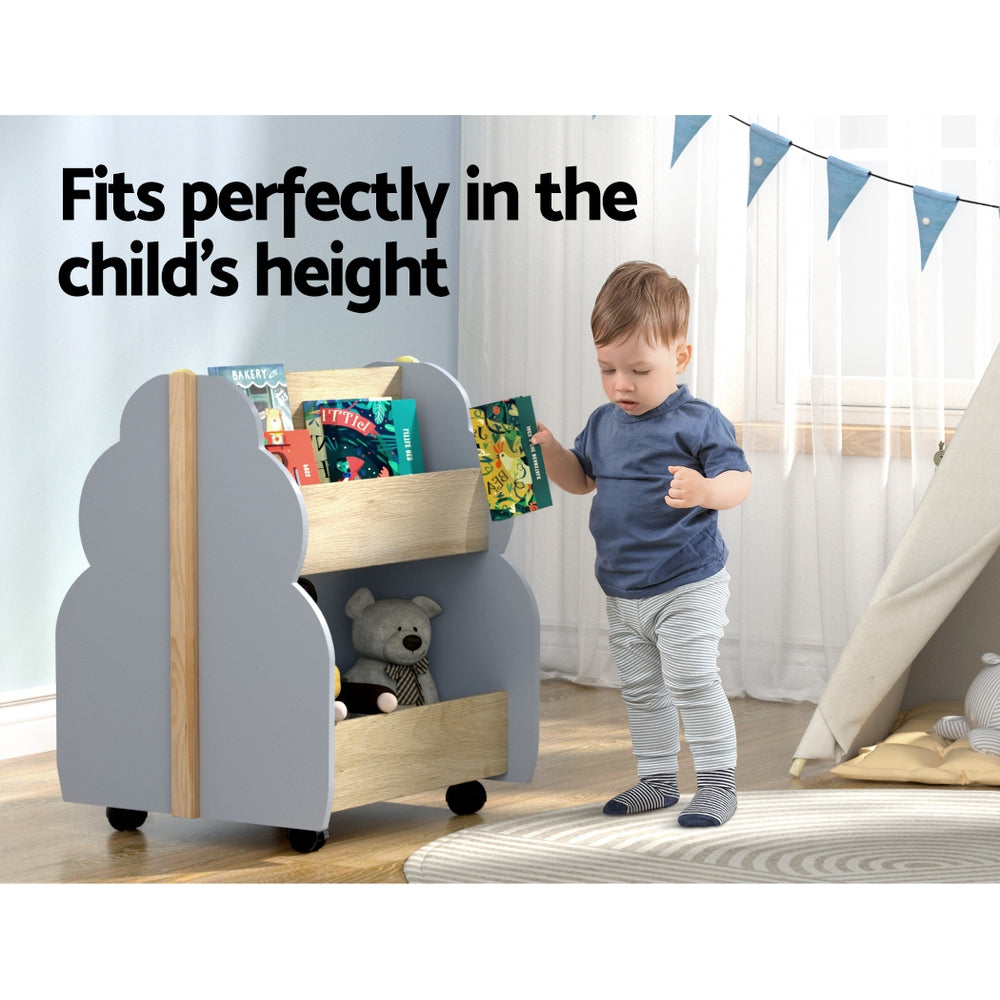 Nara Kids Toy Storage Bookshelf – Multi – Standard