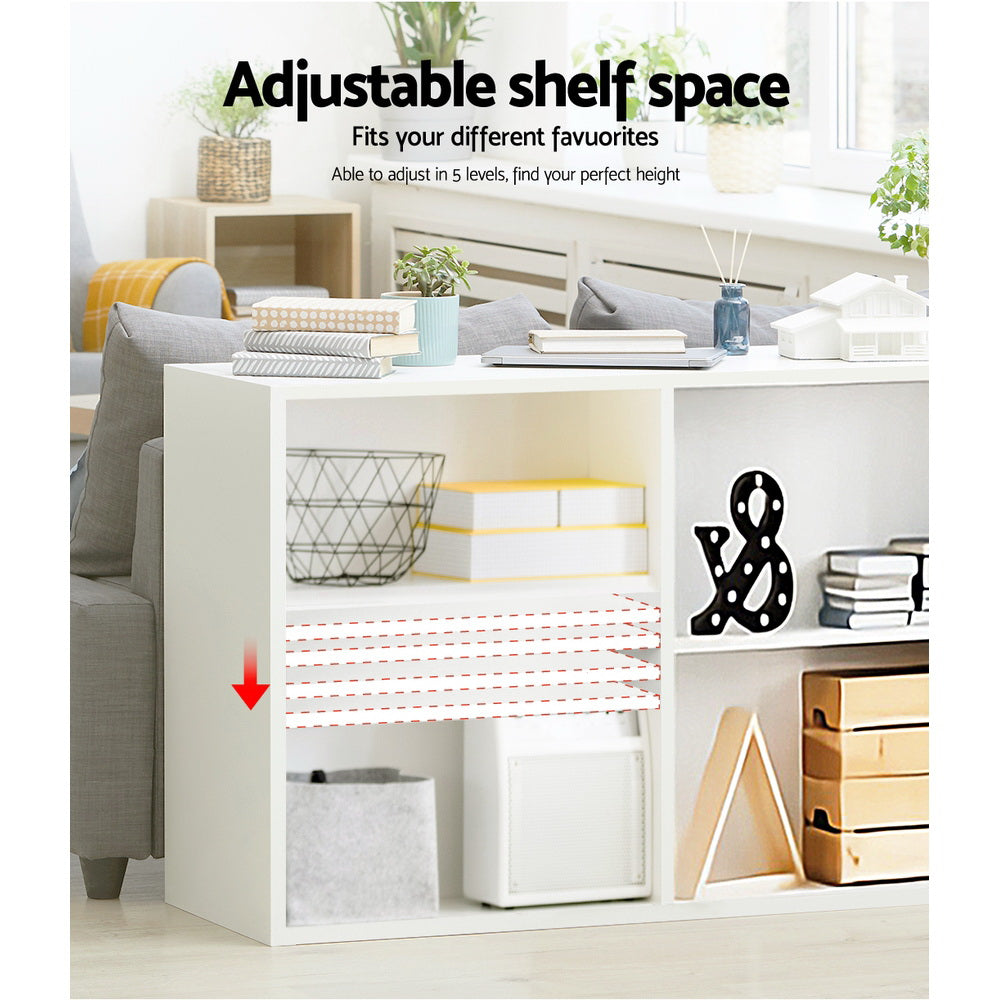 Vena Cube Bookshelf – White – Set of 3