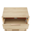 4-Drawer Tallboy Chest – INEZ Series, Pine Finish