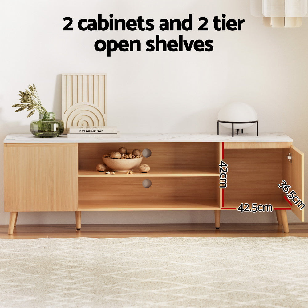 Atlas TV Cabinet – White – 180 cm