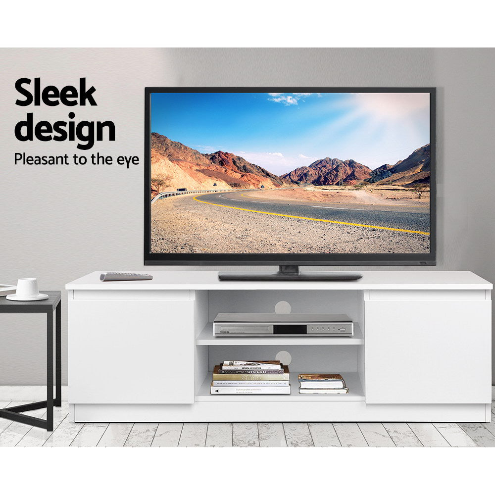 Callan TV Entertainment Unit – White – 120 cm