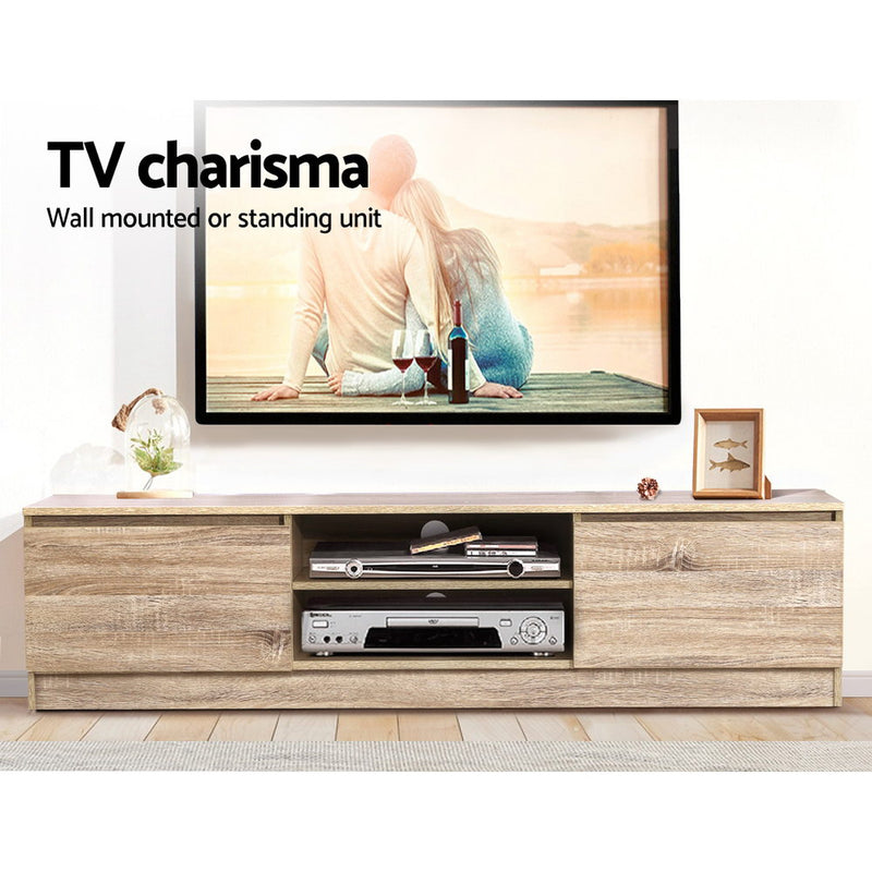 TV Cabinet Entertainment Unit - 160cm - Pine