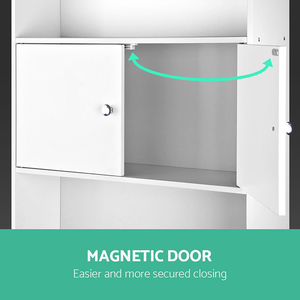 Summit Over Toilet Storage Cabinet – White – 195 cm