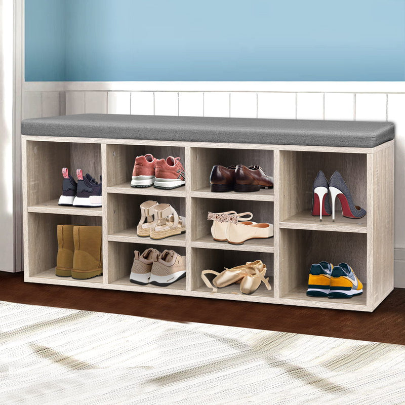 Wooden Shoe Rack Bench