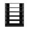 Wooden Shoe Cabinet Storage Rack - Black