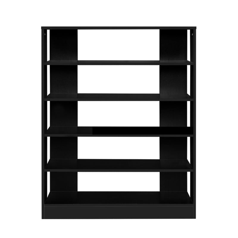 Wooden Shoe Cabinet Storage Rack - Black