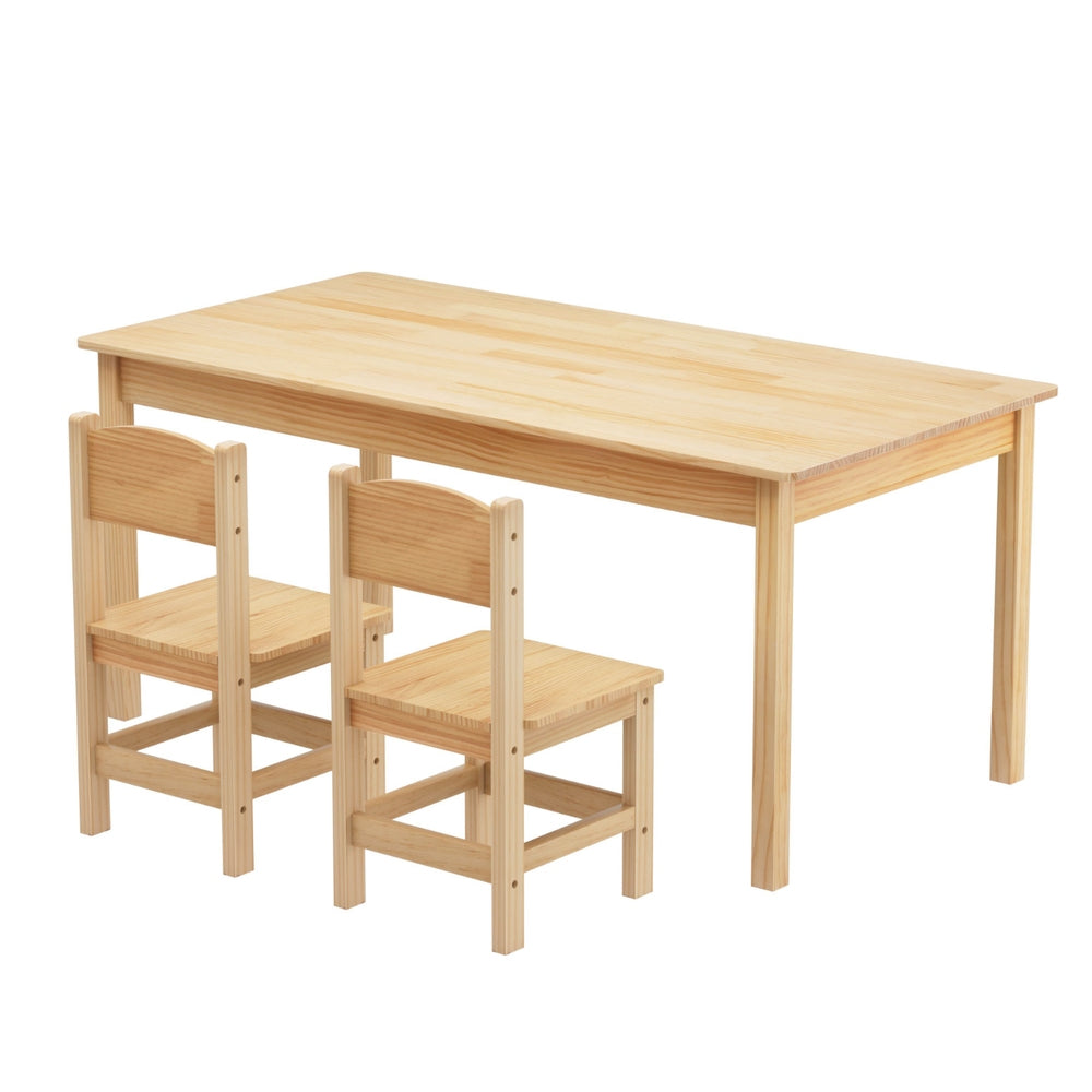 Atlas Kids Table & Chairs Set – Natural – Set of 2 Chairs