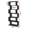 Bookshelf 6 Tiers - Black