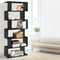 Bookshelf 6 Tiers - Black