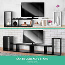 L Shape DIY Bookshelf - Black