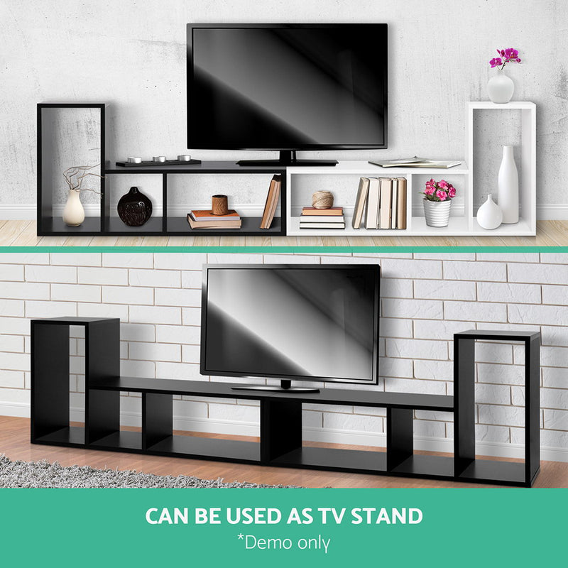 L Shape DIY Bookshelf - Black