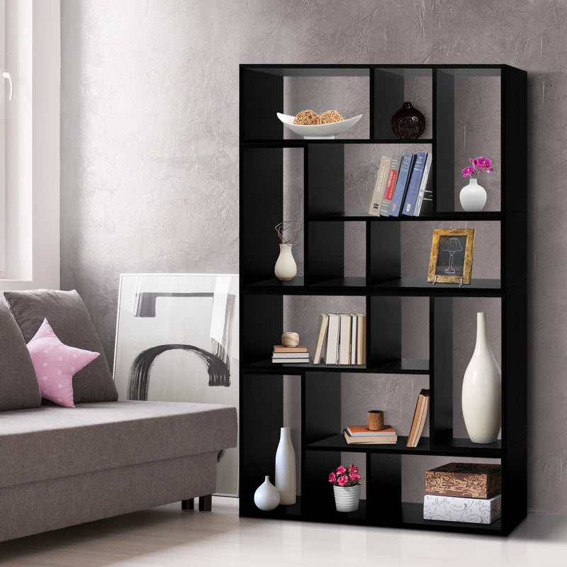 L Shape DIY Bookshelf - Black