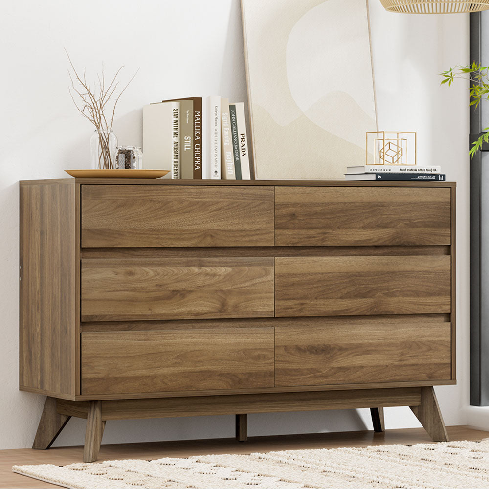 Cove 6 Chest of Drawers - XAVI Walnut