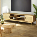 Cove TV Cabinet Entertainment Unit 180cm Rattan Cole