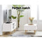 Coffee Table with Storage Drawer - White