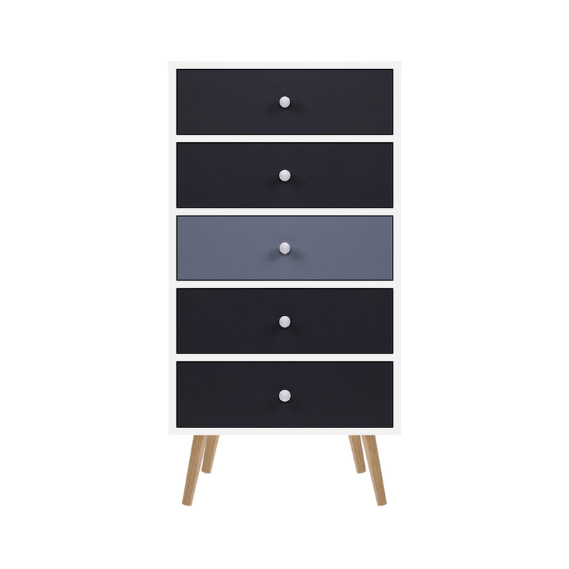 5 Drawer Chest - White