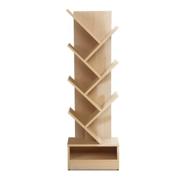 Artiss Tree Bookshelf 7 Tiers - ECHO Oak