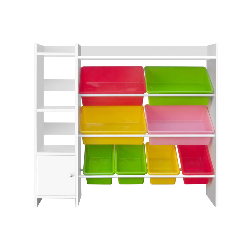 8 Bins Toy Box Storage Organiser