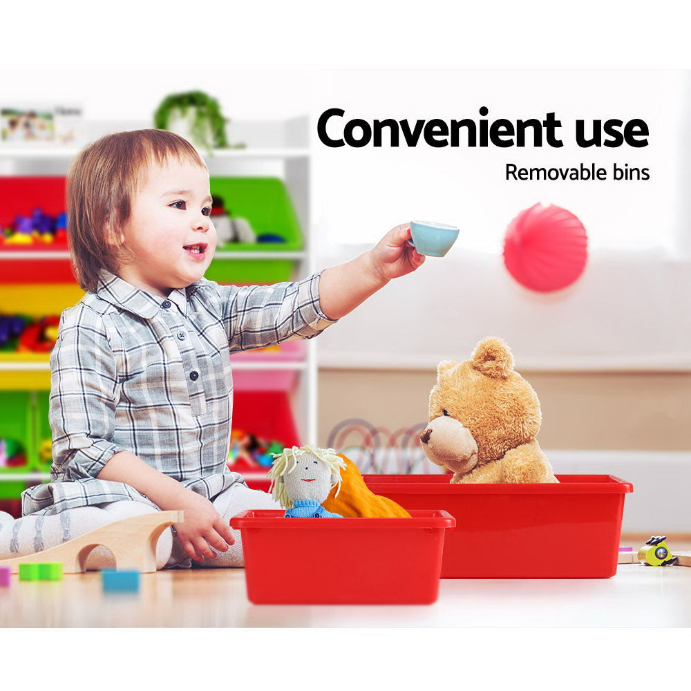 Kairo Kids Storage Organiser – Multi – 8 Bins