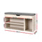Wooden Shoe Organiser - Natural
