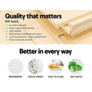 Wooden Shoe Organiser - Natural