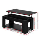 Lift-Top Coffee Table - Black