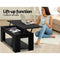 Lift-Top Coffee Table - Black