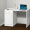 Computer Desk Cabinet - White - 100CM