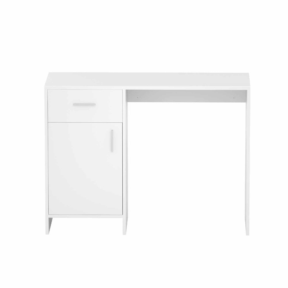 Kepler Office Storage Desk – White – 100 cm