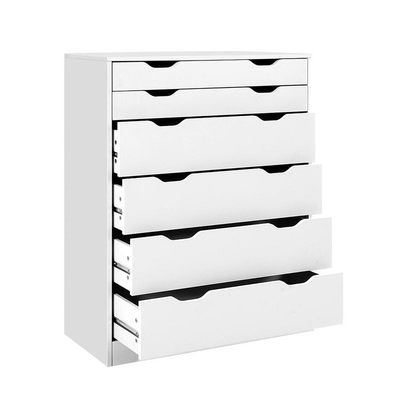 Artiss 6 Chest of Drawers - MYLA White