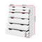 6 Chest of Drawers - White