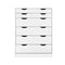 6 Chest of Drawers - White