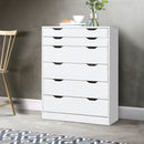 6 Chest of Drawers - White