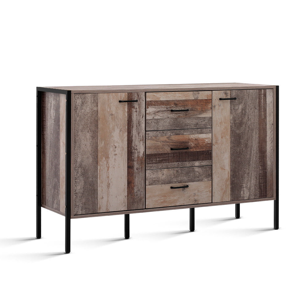 Hadley Rustic Wooden Hallway Sideboard – Dark Grey