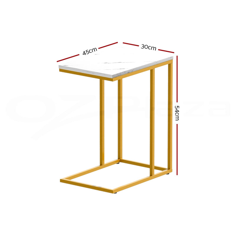 Side Coffee Table – Marble Effect