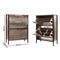12 Pair Wooden Vintage Shoe Rack Storage - Wood