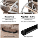 12 Pair Wooden Vintage Shoe Rack Storage - Wood