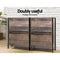 12 Pair Wooden Vintage Shoe Rack Storage - Wood