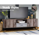 Industrial TV Cabinet Entertainment Unit - Grey