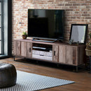 Industrial TV Cabinet Entertainment Unit - Grey