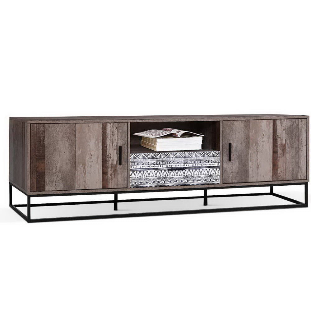 Millbrook Industrial TV Entertainment Unit – Grey – 180 cm