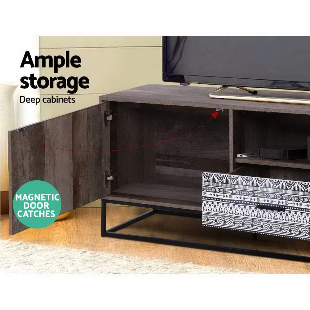 Millbrook Industrial TV Entertainment Unit – Grey – 180 cm
