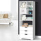 Bookshelf with Drawers - White