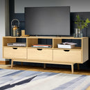 Nova Wooden Scandinavian Entertainment Unit - Natural